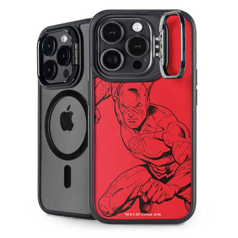 DC Comics The Flash Comic Pop iPhone 15 Pro Kickstand Case